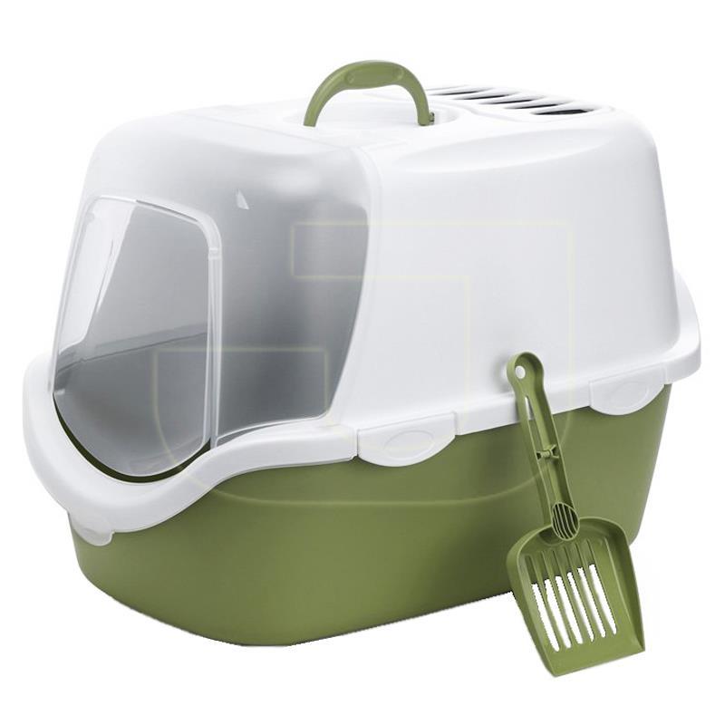 Stefanplast Cathy Easy Clean Yeşil Filtreli Kapalı Tuvalet Kabı 56 cm