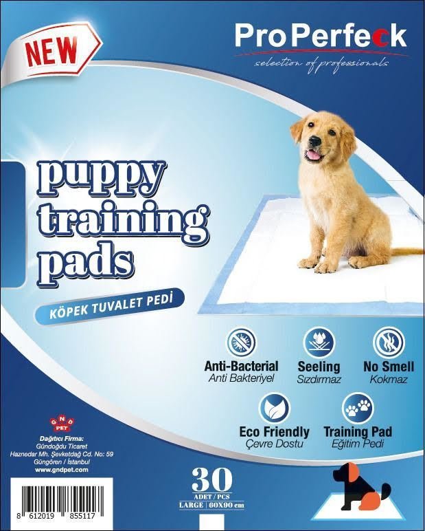 Pro Perfeck 60 x 90 Kedi Köpek Çiş Pedi 30 Adet (süper Emici Doku)