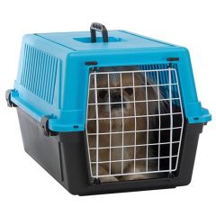 Ferplast Atlas 10 Plastik Kedi ve Köpek Taşıma Çantası Mavi