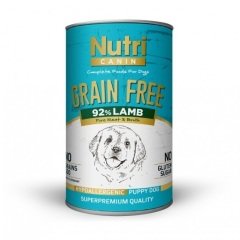 Nutri Canine Tahılsız Kuzulu Yavru Köpek Konservesi 400 Gr