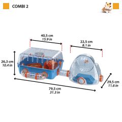 Ferplast Combi 2 Hamster Kafesi (Bağlantılı)