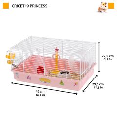 Ferplast Criceti 9 Princess Prenses Temalı Hamster Kafesi