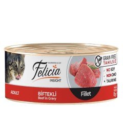 Felicia Tahılsız Biftekli Fileto Kedi Konservesi 85 gr