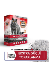 Clean Step Extra Strong Ekstra Aktif Karbonlu Süper Güçlü Topaklanan Kokusuz 10 Lt