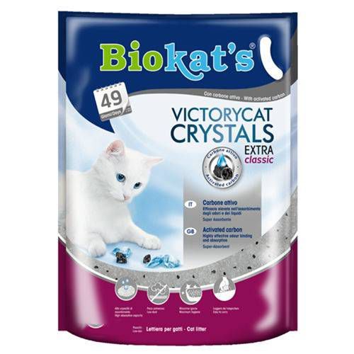 Biokats Silica Kedi Kumu VictoryCat Crystals Classic 3.6Kg-8.2Lt