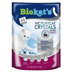 Biokats Silica Kedi Kumu VictoryCat Crystals Classic 3.6Kg-8.2Lt