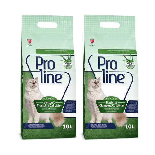 Pro Line Aloe Veralı Topaklanan Kedi Kumu 2 x 10 Lt.