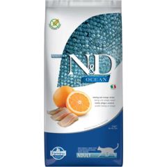 N&D Ocean Tahılsız Balık Ve Portakallı Kedi Maması 10 Kg