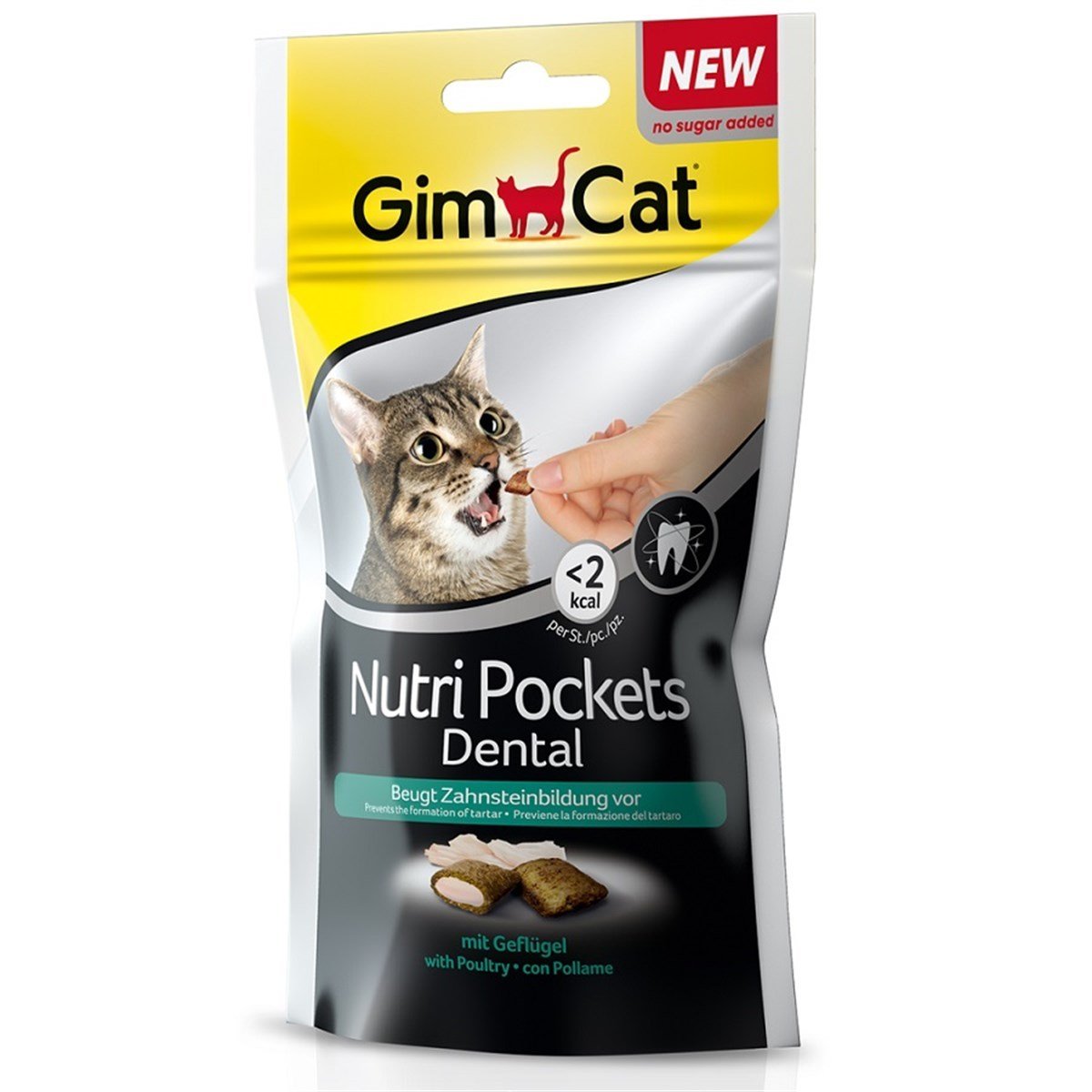 Gimcat Nutripockets Dental Tavuklu Kedi Ödülü 60gr