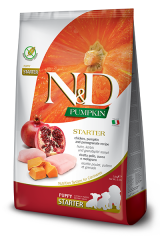 N&D Pumpkin Tahılsız Tavuk & Nar Starter Puppy Tüm Irklar Köpek Maması 2,5 Kg