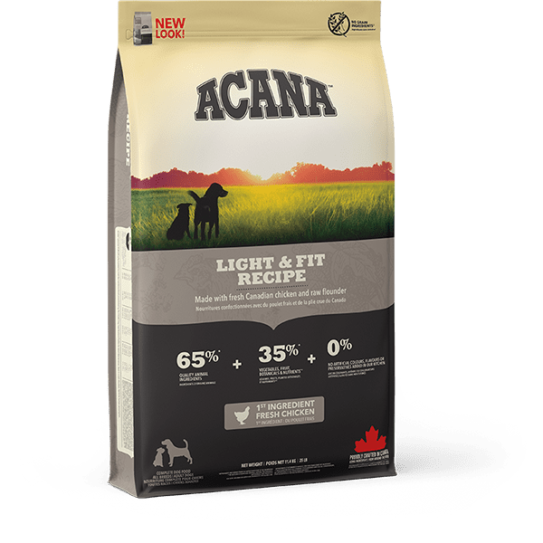 ACANA Heritage Light Fit Fazla Kilolu Köpekler İçin Tahılsız Diyet Köpek Maması 11.4 Kg