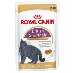 Royal Canin British Shorthair Adult Pouch Yetişkin Kedi Konservesi 85 gr.