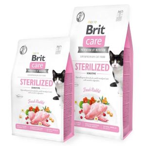 Brit Care Tahılsız Sterilised Sensitive Tavşanlı Kedi Maması 2kg