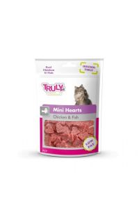 Kedi Ödül Mini Hearts Tavuk Balık 50g