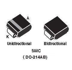 DIODE TVS SMCJ 36A 36V 1500W DO214AB