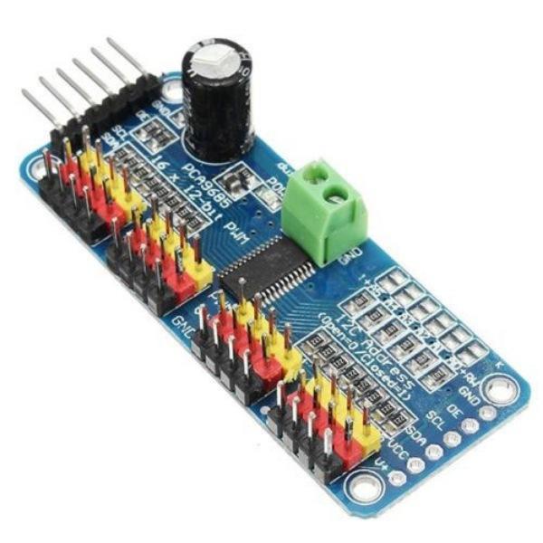 PCA9685 16 Kanal PWM Servo Motor Sürücü Kartı