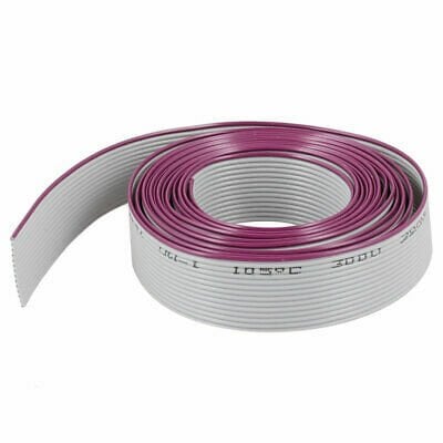 60Pin Kablo Flat 1.27mm 30AWG 7x0.1mm GRİ