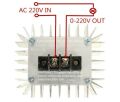 AC 220V 5000W AC 220V 5000W Motor Hız, ısı, Dimmer Kontrol Kartı
