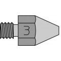 Weller DS 113HM vakum ucu İç çapı : 1,2 mm  Dış çapı : 2,5 mm