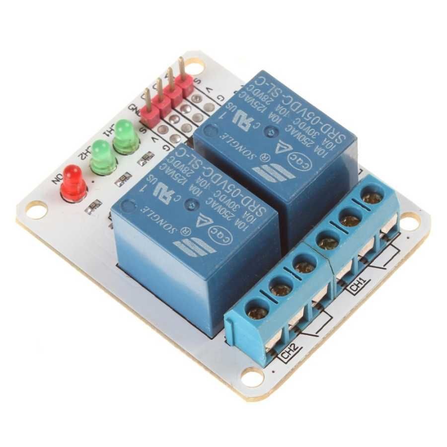 12V 2 Kanallı Optokuplörlü Röle Kartı