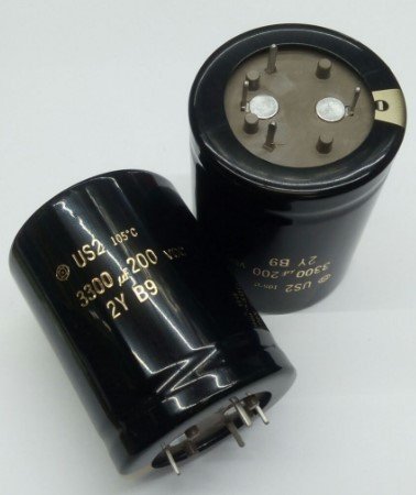 3300UF 200V 46X61mm SNAP 105° T-type terminal