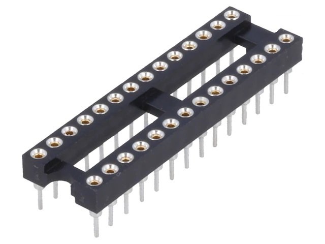 28pin Precision  Entegre Soketi 7,62mm