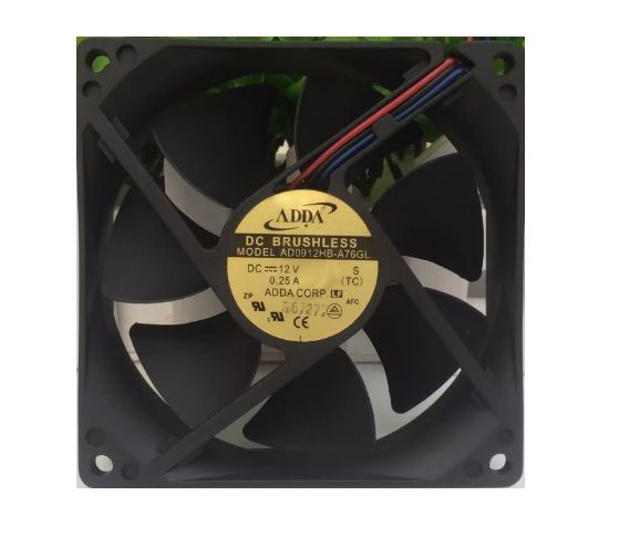 92X92X25mm 12V 0,25A  4uçlu