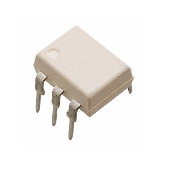 4N25 Optocoupler, Phototransistor Output, with Base Connection DIP6