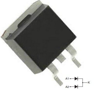 STPS30L40 Schottky barrier diode 2X15A 40V TO263