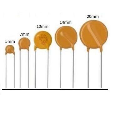 VDR 14mm 140VAC-180VDC Varistör