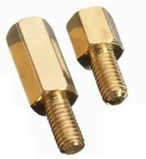 ﻿6mm Pirinç Dişi-Erkek M3 Vidalı Yükseltme Parçası (Distans)