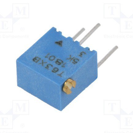 50K 25Tur Dik Yandan Ayarlı Trimpot  3266W-1-503