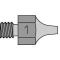 Weller DS 111 vakum ucu İç çapı : 0,7 mm  Dış çapı : 2,5 mm