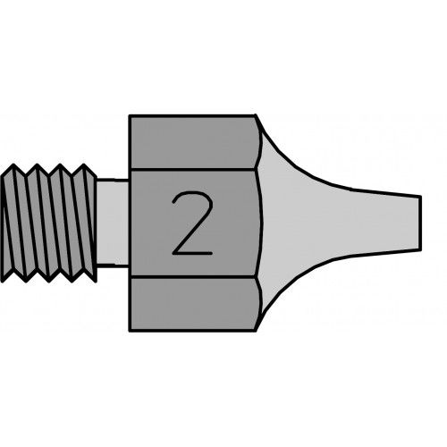 Weller DS 112 vakum ucu İç çapı : 1,0 mm  Dış çapı : 2,3 mm