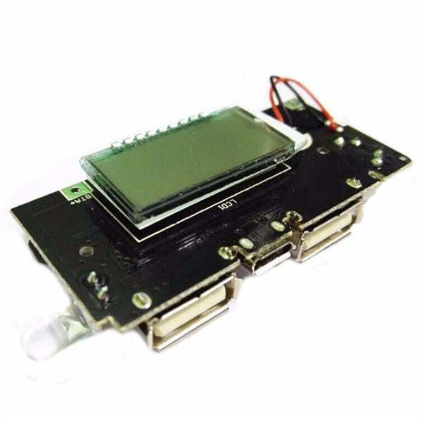 ÇİFT USB GİRİŞLİ 5V 2.1A POWERBANK 18650 BATARYA ŞARJ MODÜLÜ