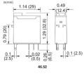 46.52.9.024 Röle 2Kontak 8A 24V DC 8pin Soket