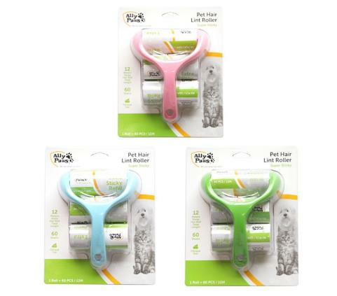 ALLY PAWS TÜY TOPLAMA RULOSU 60 YAPRAK+2 YEDEK RULO