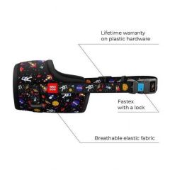 Waudog Collar Köpek Ağızlığı NASA desenli boyut 14-20 cm