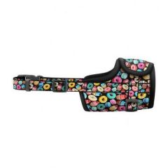 Waudog Collar Köpek Ağızlığı Donuts desenli boyut 14-20 cm