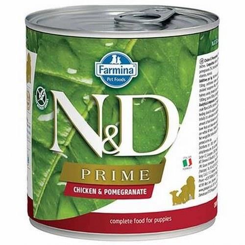 N&D Prime Puppy Tavuklu Narlı Yavru Köpek Konservesi 285 Gr