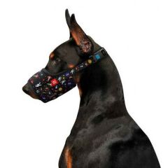 Waudog Collar Köpek Ağızlığı NASA desenli boyut 25-34 cm