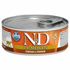 N&D Pumpkin Geyikli Yetişkin Kedi Konservesi 80 Gr