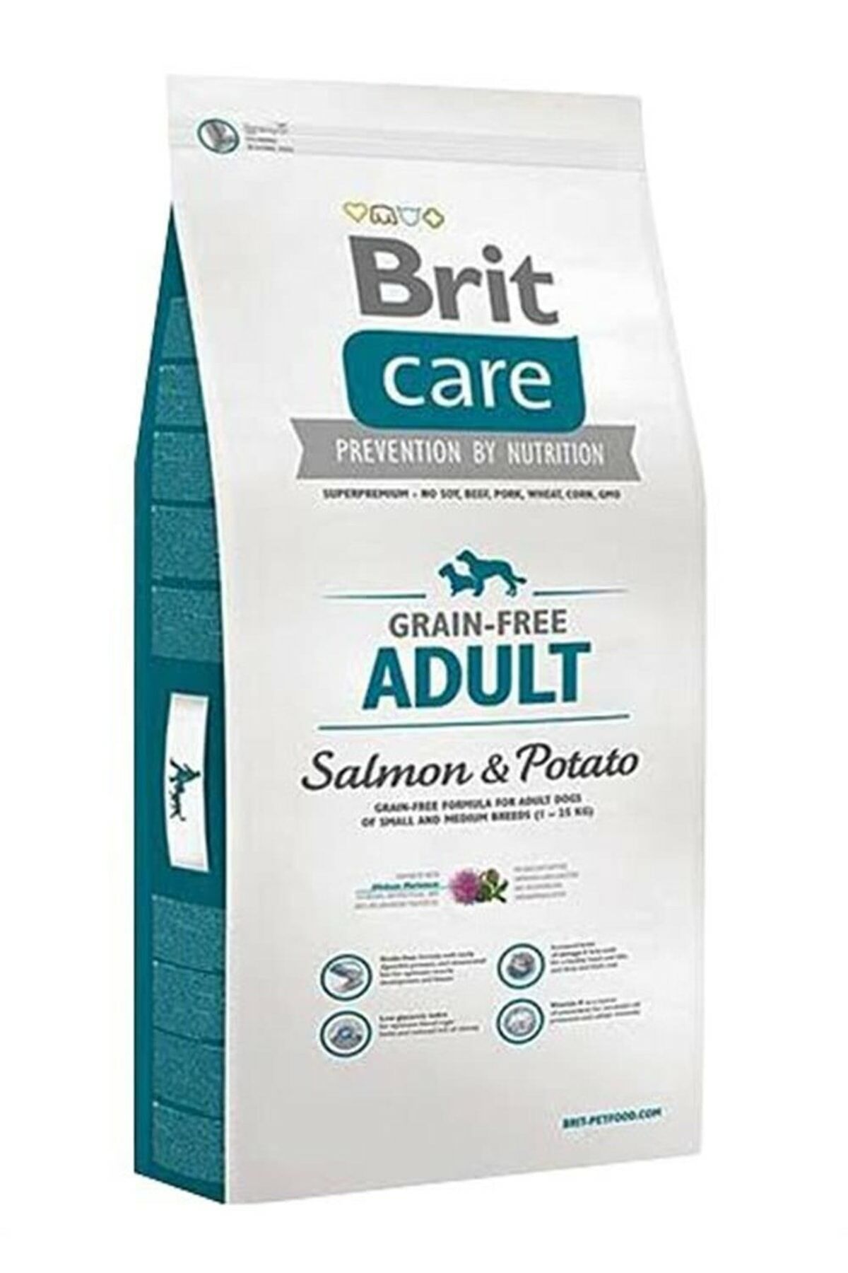 Brit Care Adult Tahılsız Somonlu Küçük Ve Büyük Irk Yetişkin Köpek Maması 12 Kg
