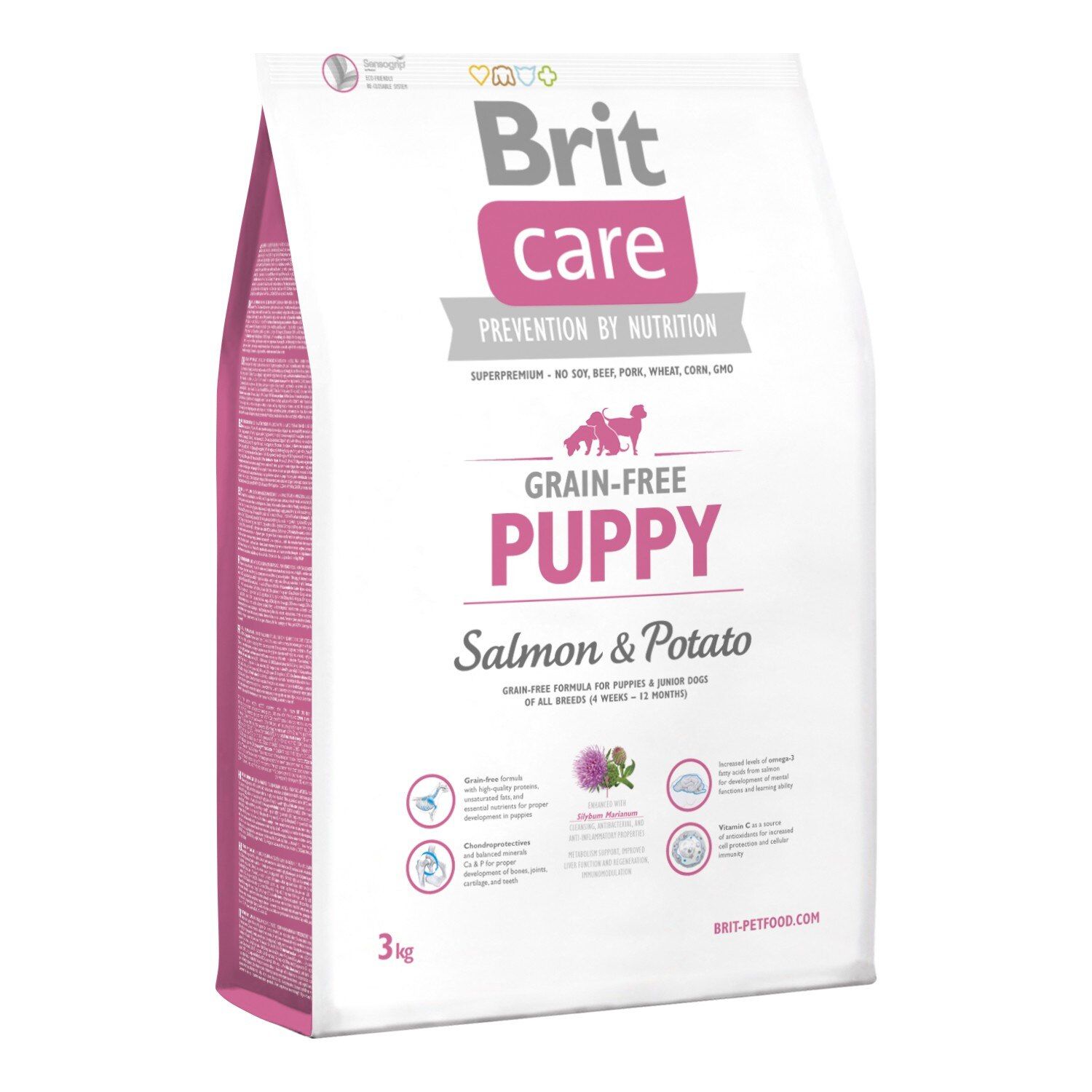 Brit Care Puppy Somonlu Tahılsız Yavru Köpek Maması 3 KG
