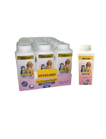PETGUARD KEDİ VE KÖPEK TOZ ŞAMPUAN 150GR
