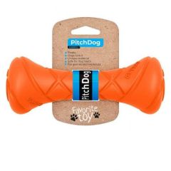 PitchDog Collar Plastik Köpek Oyuncağı Turuncu 19 Cm