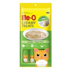 Me-O Creamy Treats Mavi Yüzgeçli Orkinos Balıklı Sıvı Kedi ödül Maması 4 x 15 G