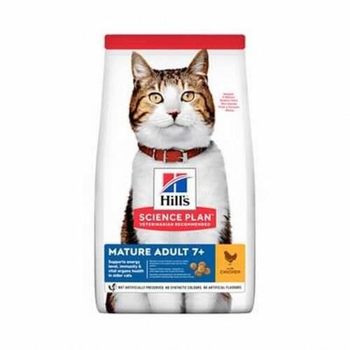 Hills Mature Adult 7+ Tavuklu Yaşlı Kedi Maması 3 Kg
