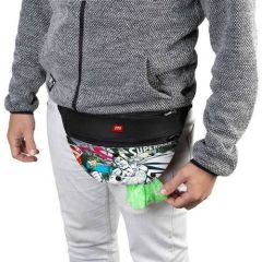 Waudog Collar Aksesuar ve Ödül Bel Çantası Superman 2 Desenli boyut 33-17-10 cm