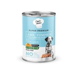 Chefs Choice Tahılsız Kuzulu ve Bal Kabaklı Yavru Köpek Konservesi 400 G